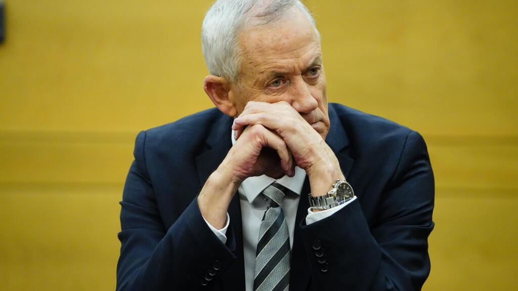Benny Gantz (Photo: Shalom Shalev) בני גנץ בהצהרה לתקשורת