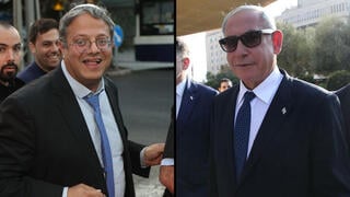 נתניהו יוצא מפגישות עם ראשי המפלגות