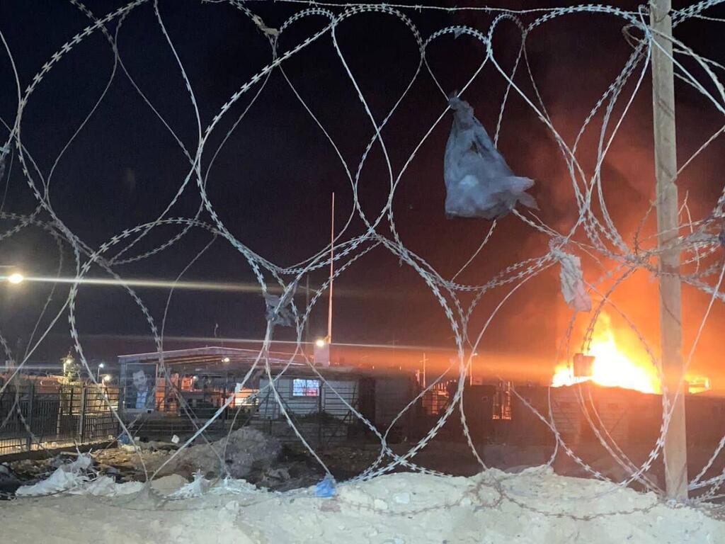 המקום בו התבצעה התקיפה המיוחסת לאמריקאים בגבול סוריה- עיראק