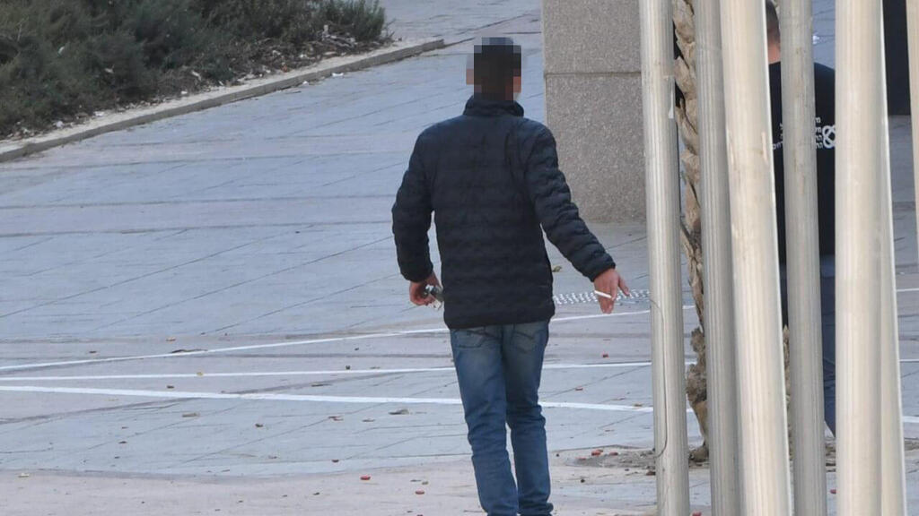 התוקף. "הוא לא התנצל ולא הביע חרטה" (צילום: חיים הורנשטיין) תוקף הילדה בת ה-10 לאחר גזר הדין