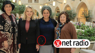שרה נתניהו עם נשות ראשי הקואליציה