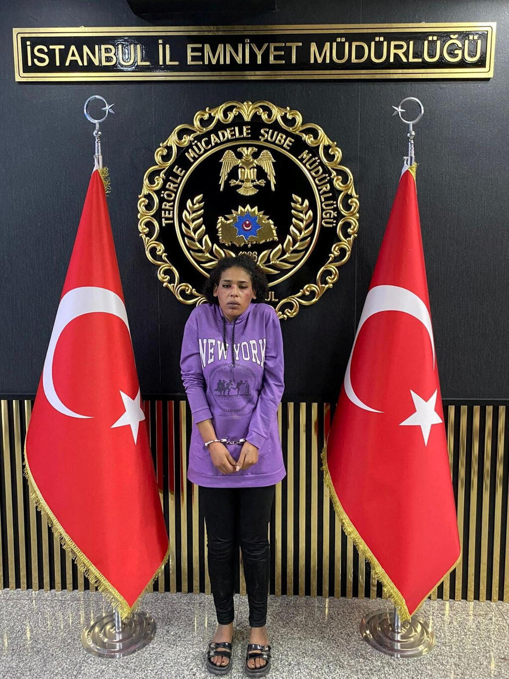 אישה שנעצרה בטורקיה בחשד למעורבות בפיגוע