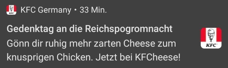 KFC Germany's inappropriate promotion (Photo: The Media Line) KFC Germany's inappropriate promotion