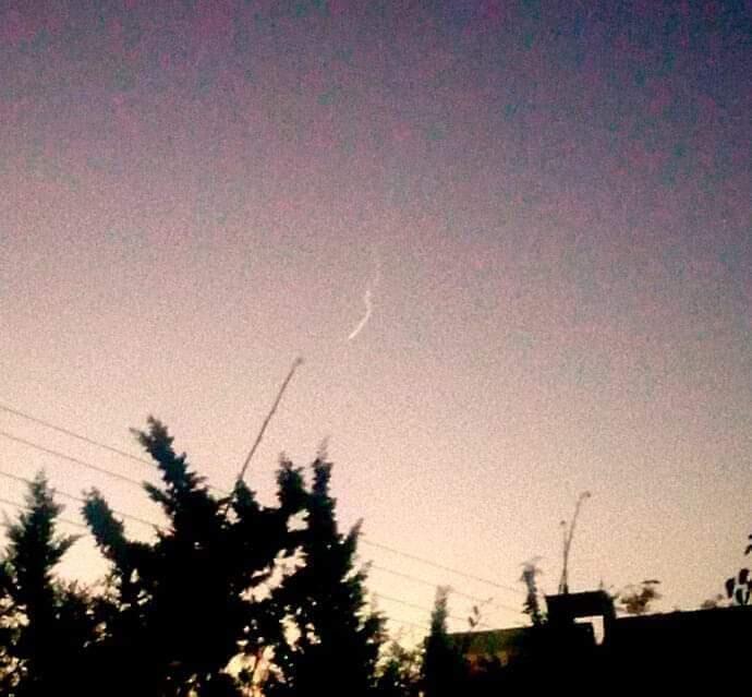 מתוך טוויטר תיעוד לכאורה של רגעי התקיפה בסוריה