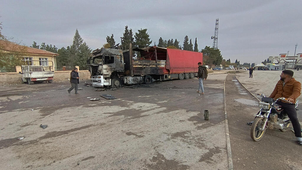 צילום: רויטרס נפגעים ב תקיפות במחוז גזייאנטפ ב טורקיה ירי רקטות של כורדים מ סוריה