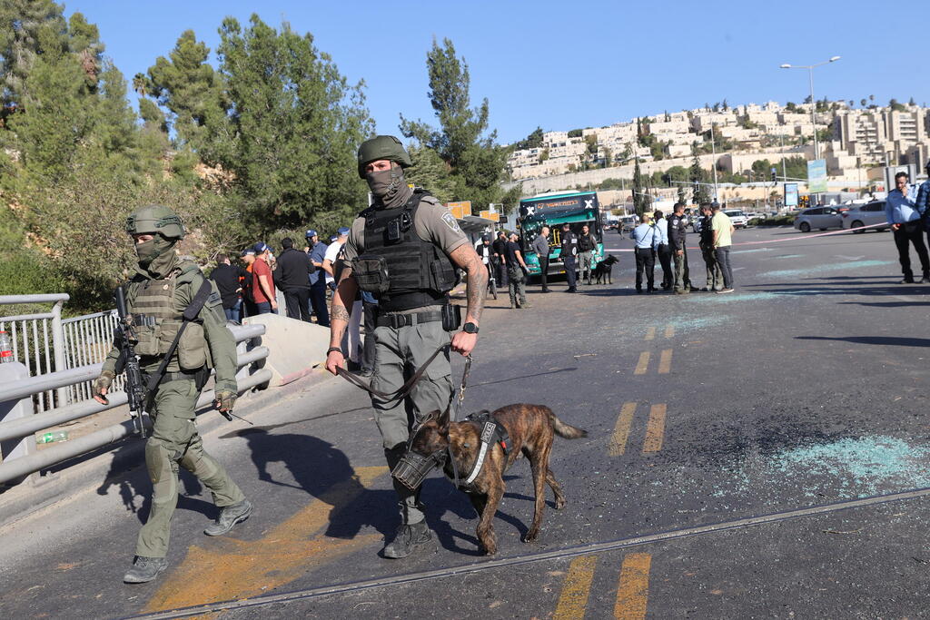 צילום: אלכס קולומויסקי זירת האירוע בשכונת רמות