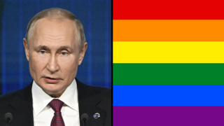רוסיה ולדימיר פוטין גאווה להט"ב הומואים