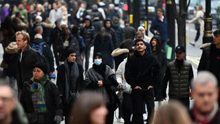 בריטניה אנגליה אנשים ברחוב אוקספורד ב לונדון