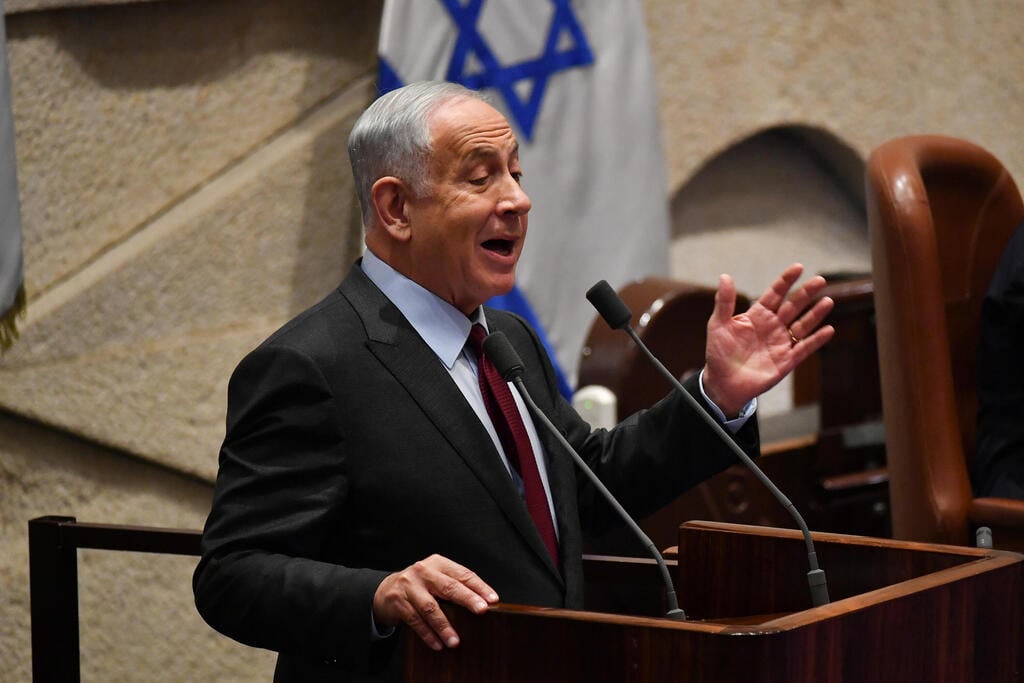 "נשמור על הסטטוס קו". נתניהו (צילום: יואב דודקביץ') הצבעה על יו''ר הכנסת במליאה