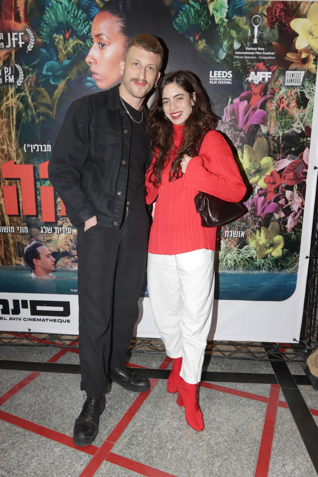 בלי ספויילרים. ליר כץ ועומר פרלמן (צילום: ענת מוסברג) פרימיירה סרט אמריקה