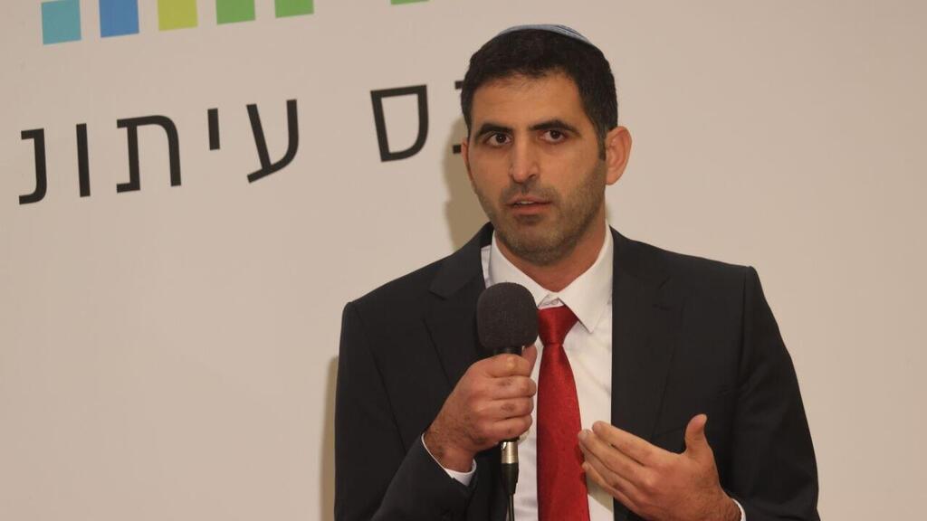 שר התקשורת שלמה קרעי בכנס של עיתונות אונליין באוניברסיטת רייכמן