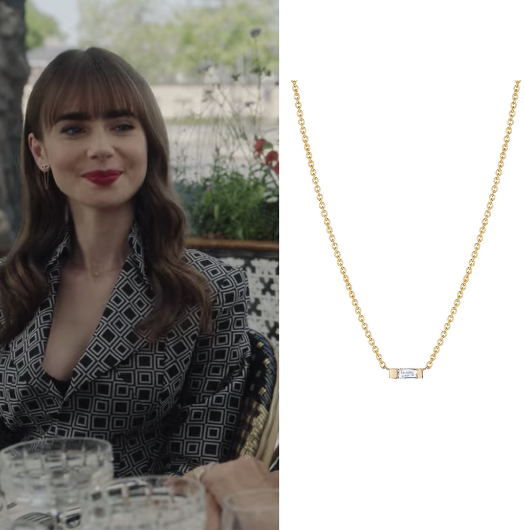 neckless from the Lovely French series by Leehee Segal in Emily in Paris 
