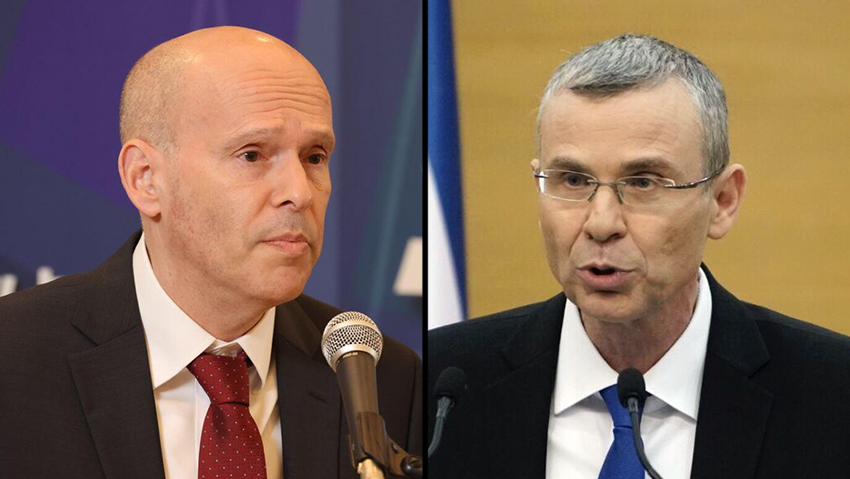לוין ואיסמן (צילום: שלו שלום, מוטי קמחי) יריב לוין