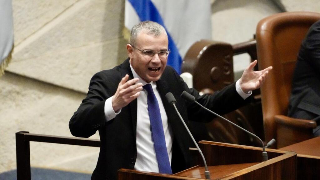 "לא ירתיעו אותי, אני נחוש מאוד לבצע את הרפורמה". שר המשפטים לוין (צילום: שלו שלום) יריב לוין ואמיר אוחנה