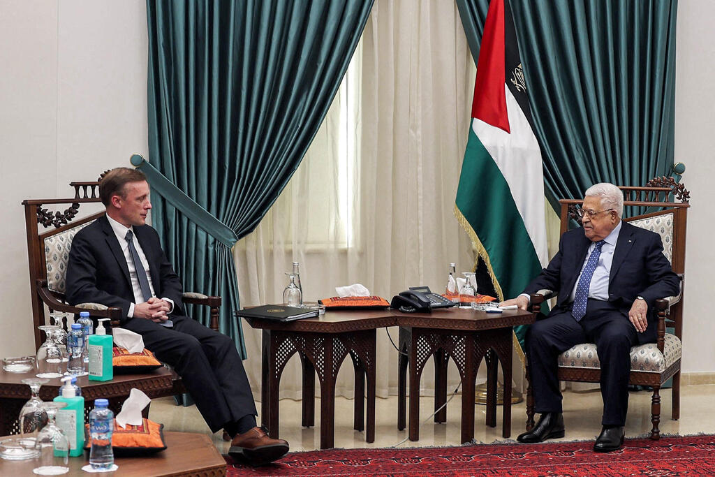 Jake Sullivan and Mahmoud Abbas in Ramallah 