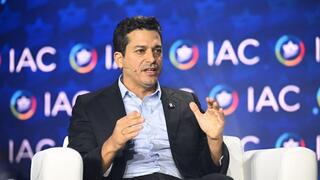 השר עמיחי שיקלי בועידה של ארגון IAC 