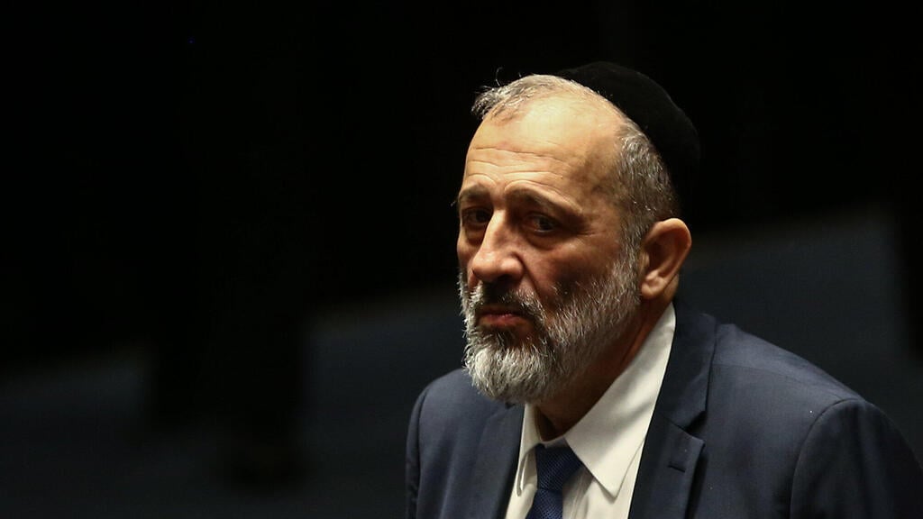 יו"ר ש"ס אריה דרעי (צילום: אלכס קולומויסקי) מליאת הכנסת