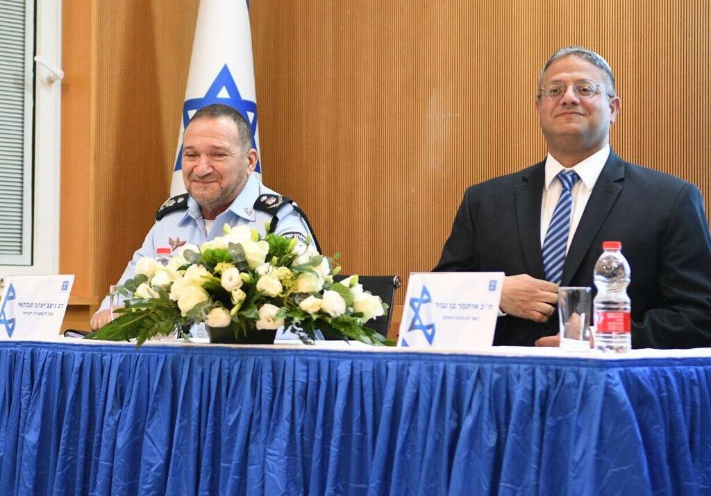 בן גביר וקובי שבתאי בהצהרה לתקשורת