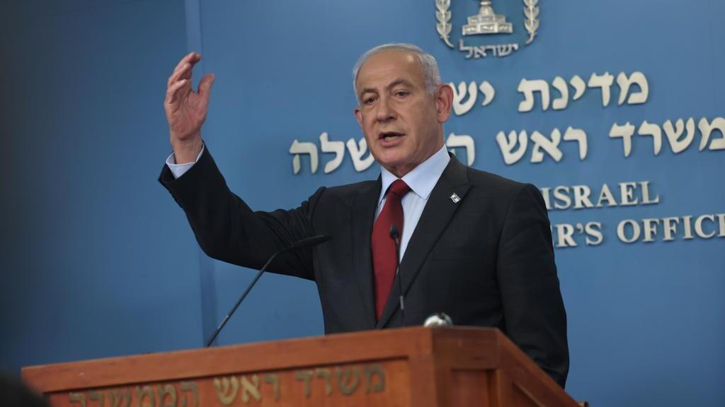 Benjamin Netanyahu (Photo: Yonatan Zindel) בנימין נתניהו, בצלאל סמוטריץ' אלי כהן וניר ברקת