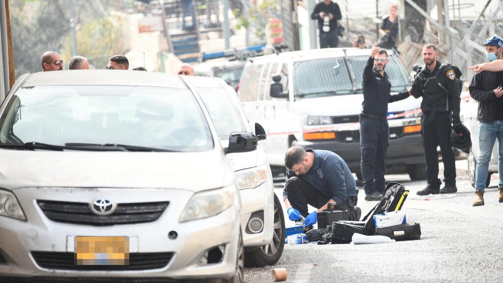 צילום: יואב דודקביץ' זירת הפיגוע בעיר דוד