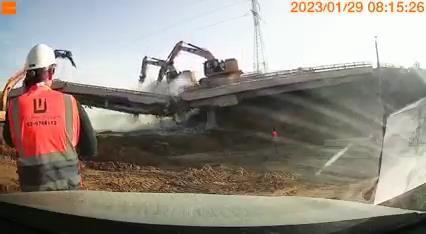 תיעוד מהתהפכות הטרקטורים