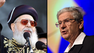 אהרן ברק והרב עובדיה יוסף