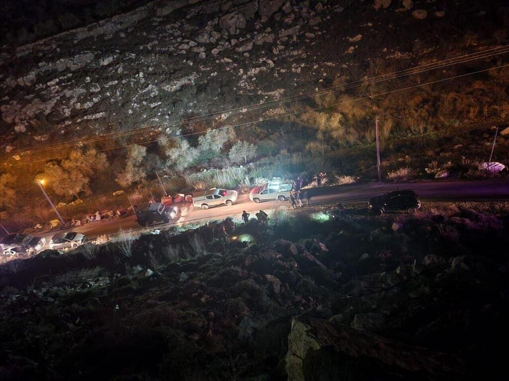 זירת האירוע סמוך לקדומים