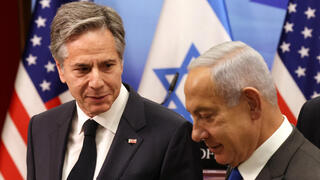 הצהרת בנימין נתניהו ומזכיר המדינה של ארה"ב אנתוני בלינקן בלשכת ראש הממשלה בירושלים