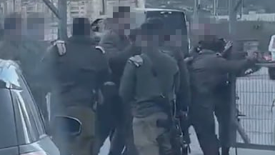 תיעוד חלק מהקטטה בין לוחמי גולני לבין סמח"ט יהודה