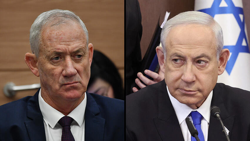 Benny Gantz, Benjamin Netanyahu 