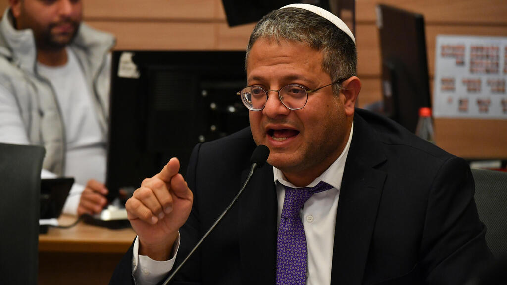 האס של מערכת הבחירות, הטיקט הביטחוני עליו רץ מתרסק. בן גביר (צילום: יואב דודקביץ') איתמר בן גביר בוועדה המיוחדת לתיקון פקודת המשטרה