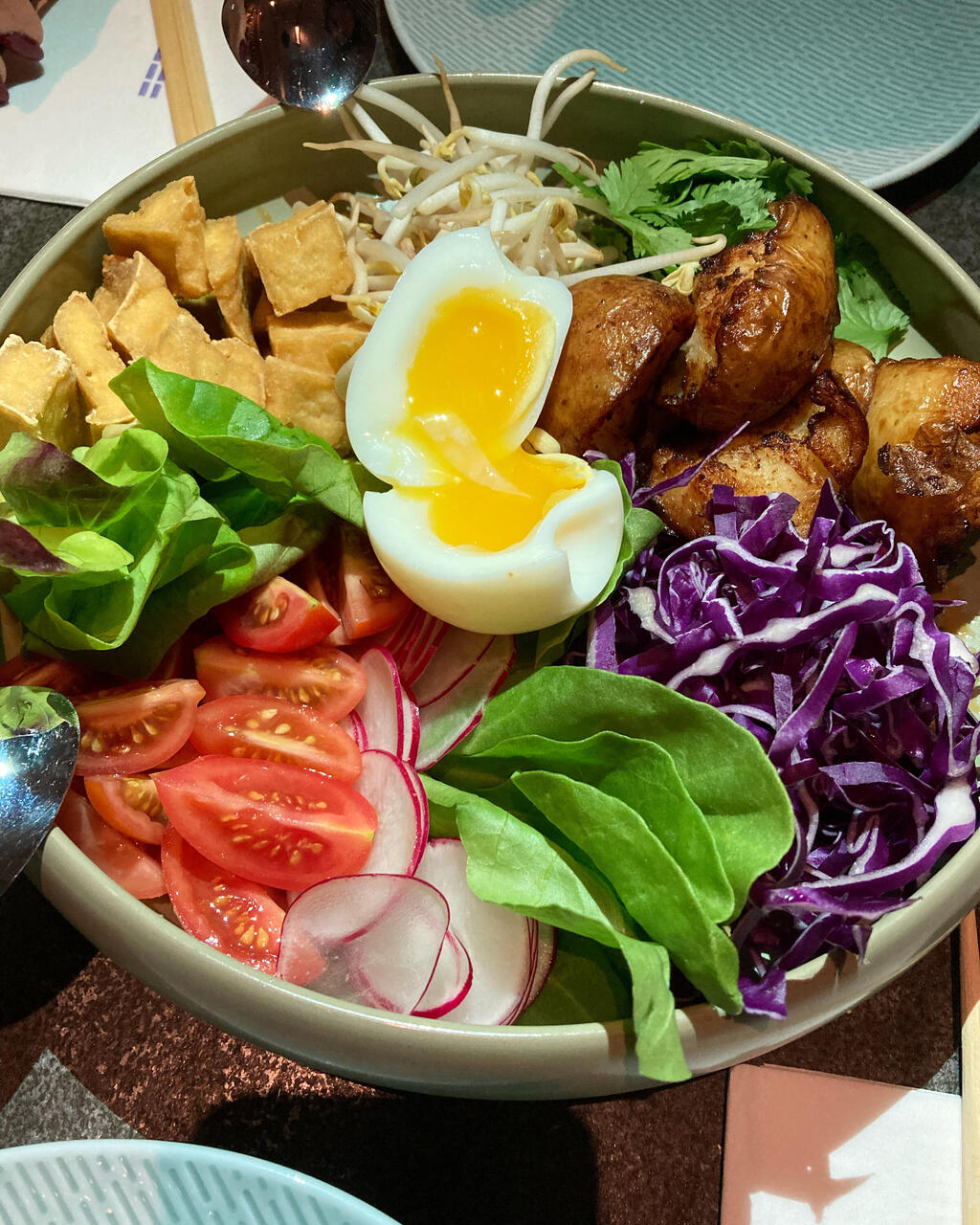 Indonesian Bido Gado salad at Sushi Bazel 