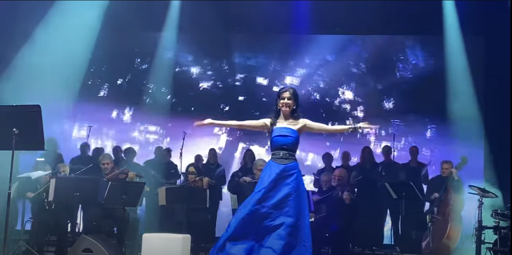 Emma Shapplin performs at Tel Aviv’s Charles Bronfman Auditorium, January 31, 2023 (Photo: Ilan Levinsohn) Emma Shapplin performs at Tel Aviv’s Charles Bronfman Auditorium, January 31, 2023
