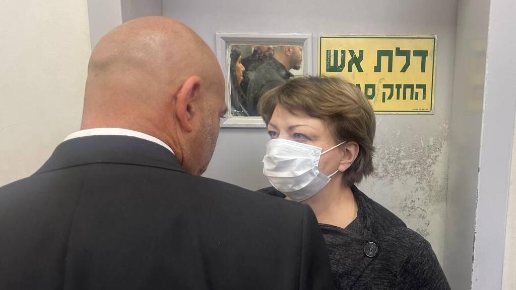 טטיאנה צ'רדניצ'נקו בהארכת מעצרה, היום (צילום: רועי רובינשטיין) טטיאנה צ׳רדניצ׳נקו בהארכת המעצר