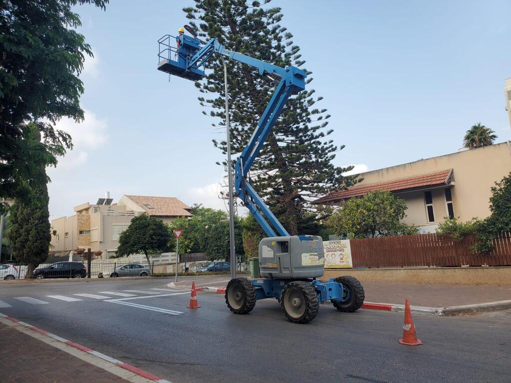 החלפת תאורת הרחוב ללד בנתניה