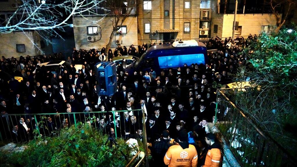 הלוויתו של אשר פלאי, בן ה-8 שנרצח בפיגוע הדריסה בירושלים