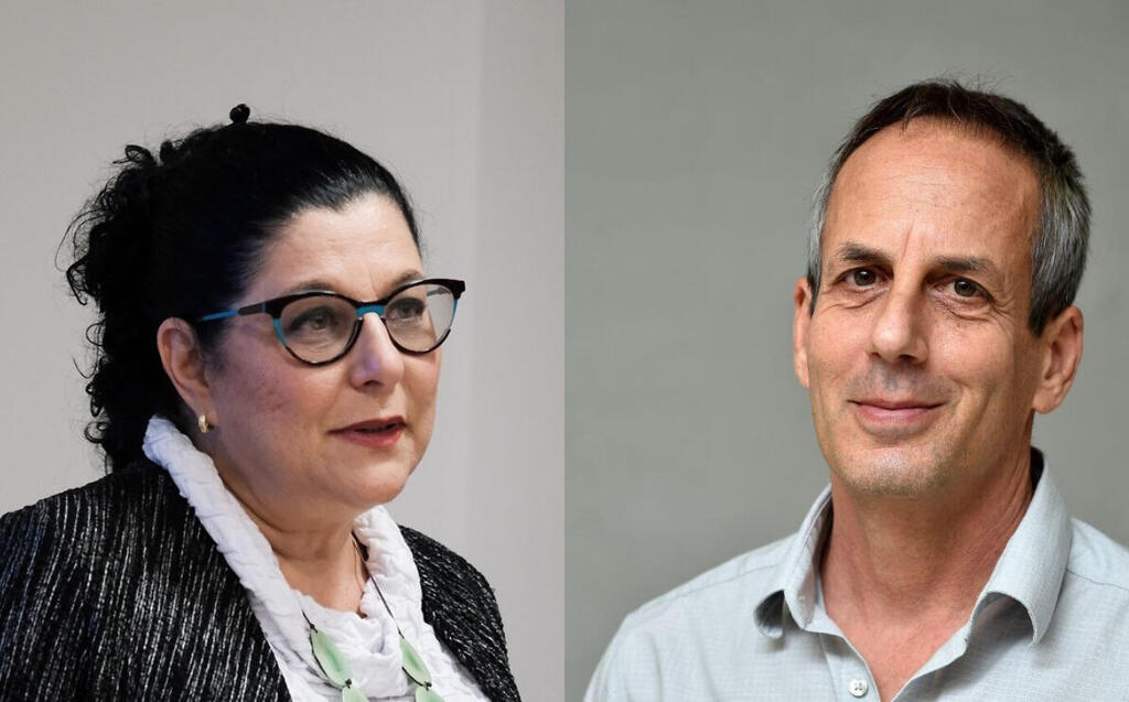 צופים בחרדה בתהליכים המתרחשים פרופ' גיל בר סלע ופרופ' סיגל סדצקי (צילום: יואב דודקביץ, דוברת בי"ח העמק) מכתב הרופאים. פרופ' סיגל סדצקי ופרופ' גיל בר סלע