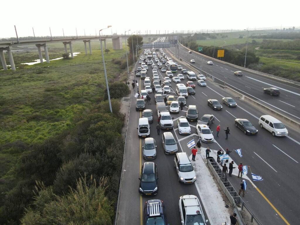 החסימה בכביש 1 חסימת תנועה בכביש 1 במחאה על הרפורמה