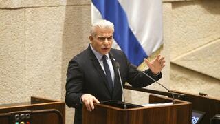 יו"ר האופוזיציה ח"כ לפיד במליאת הכנסת מליאת הכנסת