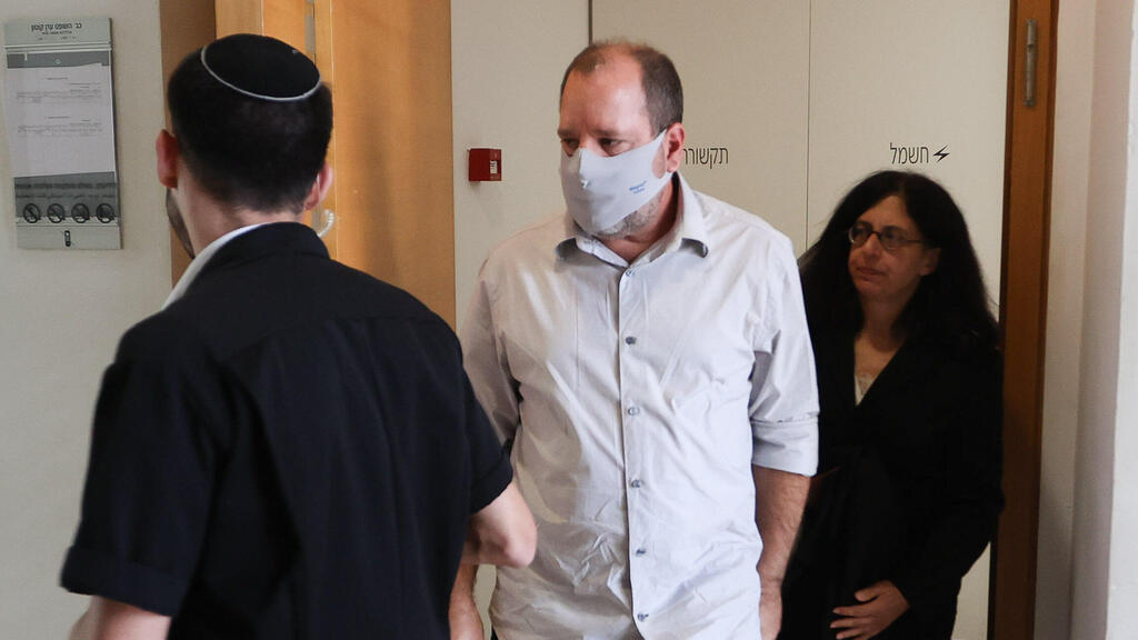 הפסיכולוג בבית המשפט. "מעשיו נעשו מתוך בחירה מודעת" (צילום: גיל נחושתן) עידן קוסובסקי בבית המשפט