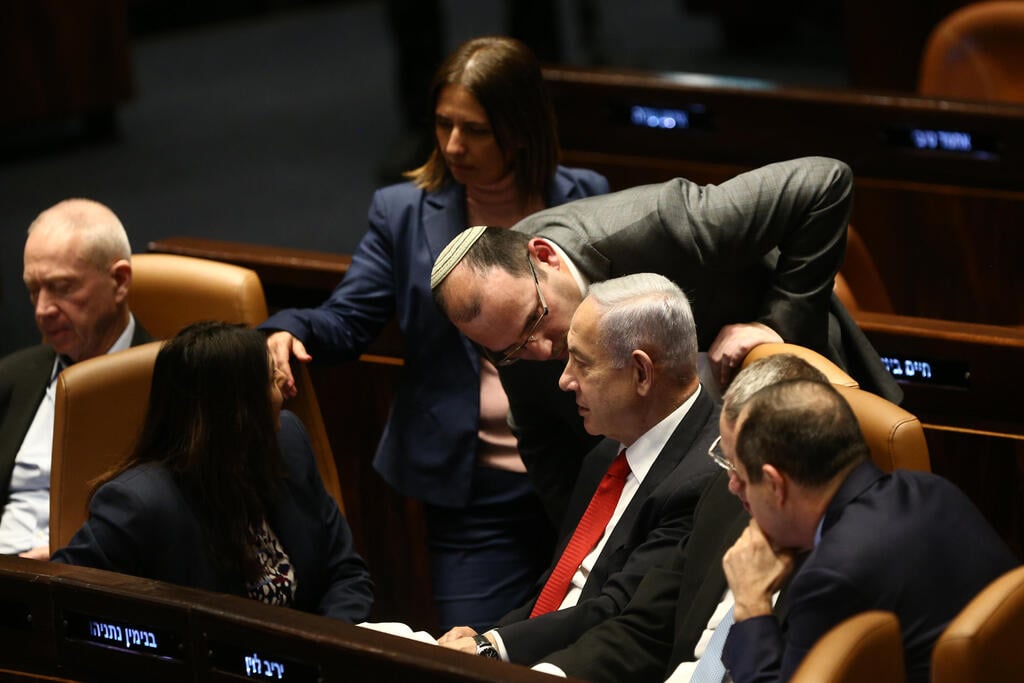 בנימין נתניהו, יריב לוין, מירי רגב, ושמחה רוטמן