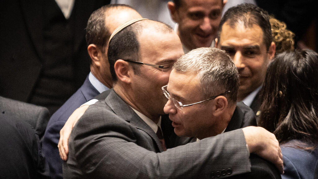 לא עוצרים, חרף האזהרות. לוין ורוטמן (צילום: אלכס קולומויסקי) מליאת הכנסת