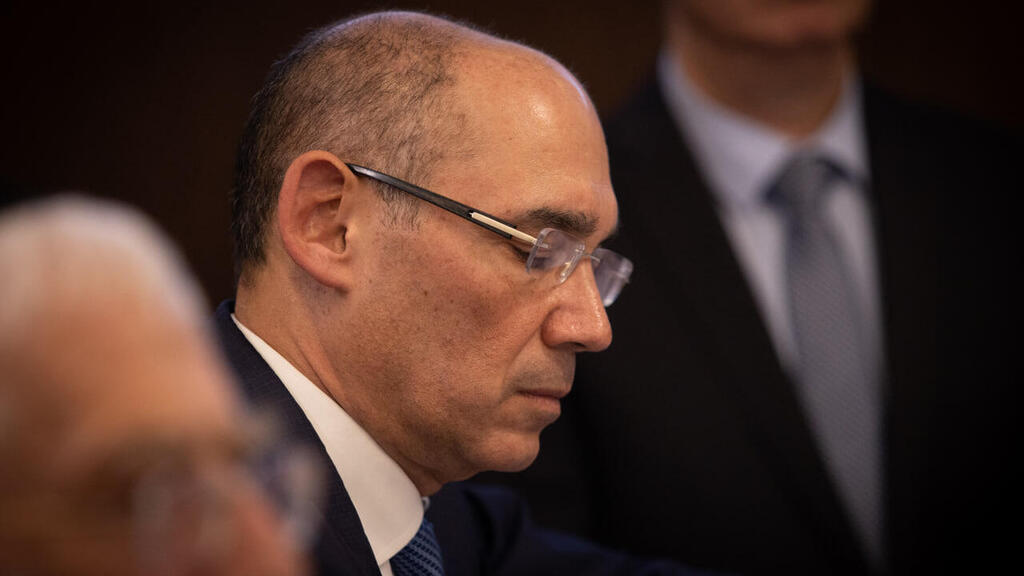 "הוא המבוגר האחראי היחיד כאן". נגיד בנק ישראל, פרופ' אמיר ירון (צילום: קובי גדעון, לע"מ) ישיבת הממשלה בנושא תקציב המדינה 2023-2024