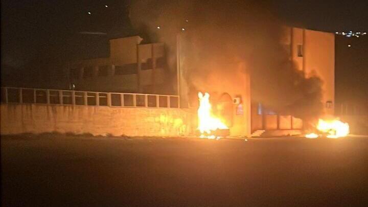 Settlers set fires in Huwara 