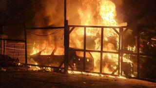 מתנחלים הציתו אש בחווארה בעקבות הפיגוע