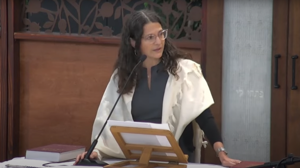 Rabbi Sharon Brous of IKAR in Los Angeles delivers a sermon entitled "The Tears of Zion," in which she calls for "an awakening" on how American Jews are thinking about Israel's current crises, Feb. 4, 2023 