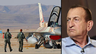 מטוסי מטוס קרב F-16 F16 של חיל האוויר הישראלי ב תרגיל הבינלאומי בלו פלאג Blue Flag ב בסיס עובדה