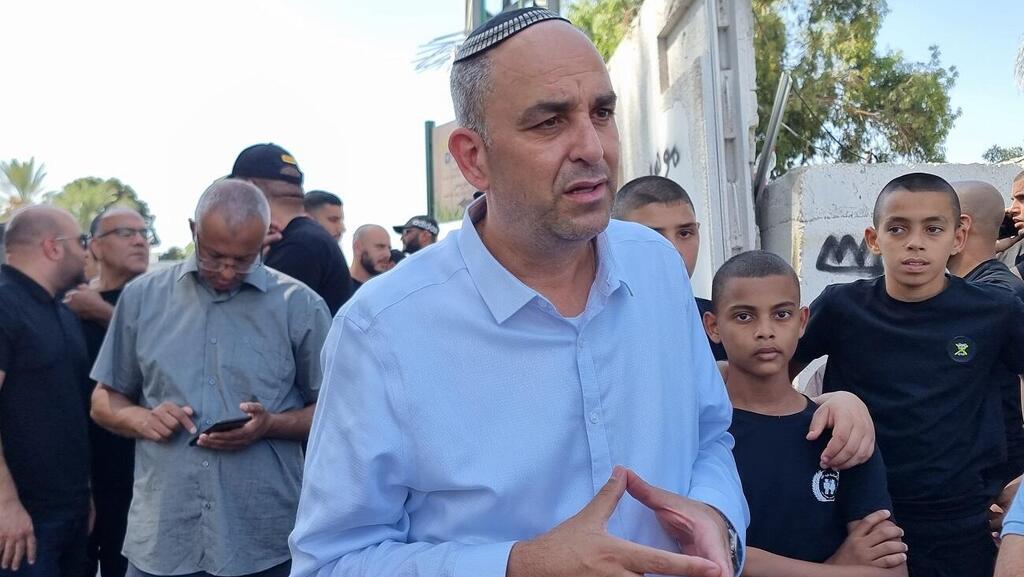 יאיר רביבו, ראש עיריית לוד. ללא נציג ערבי אחד בוועדה עם רה''מ (צילום: יאיר שגיא) יאיר רביבו, ראש עיריית לוד