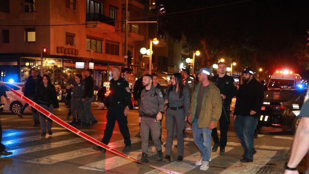 צילום: דנה קופל זירת הירי בתל אביב