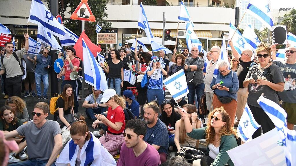 הקטר המוביל. מחאת ההייטקיסטים (צילום: יאיר שגיא) מחאת ההייטקיסטים
